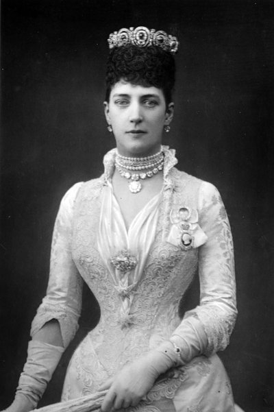 Alexandra, Queen Consort of Edward VII of Great Britain, c.1890 by English Photographer